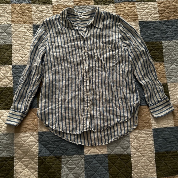 H&M Women’s Linen Button up - Picture 1 of 2